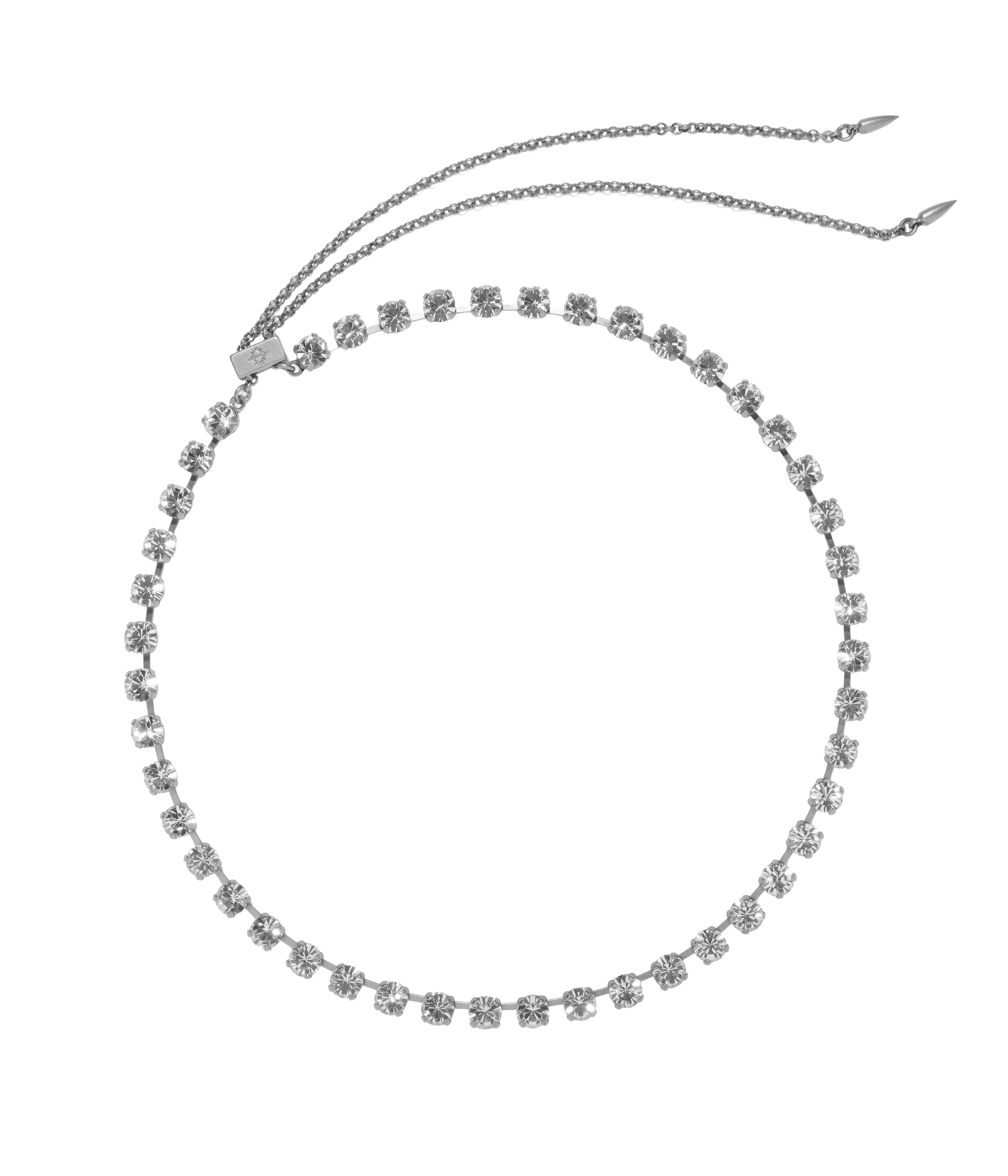 Milly Slider Necklace in Crystal - Loren Hope