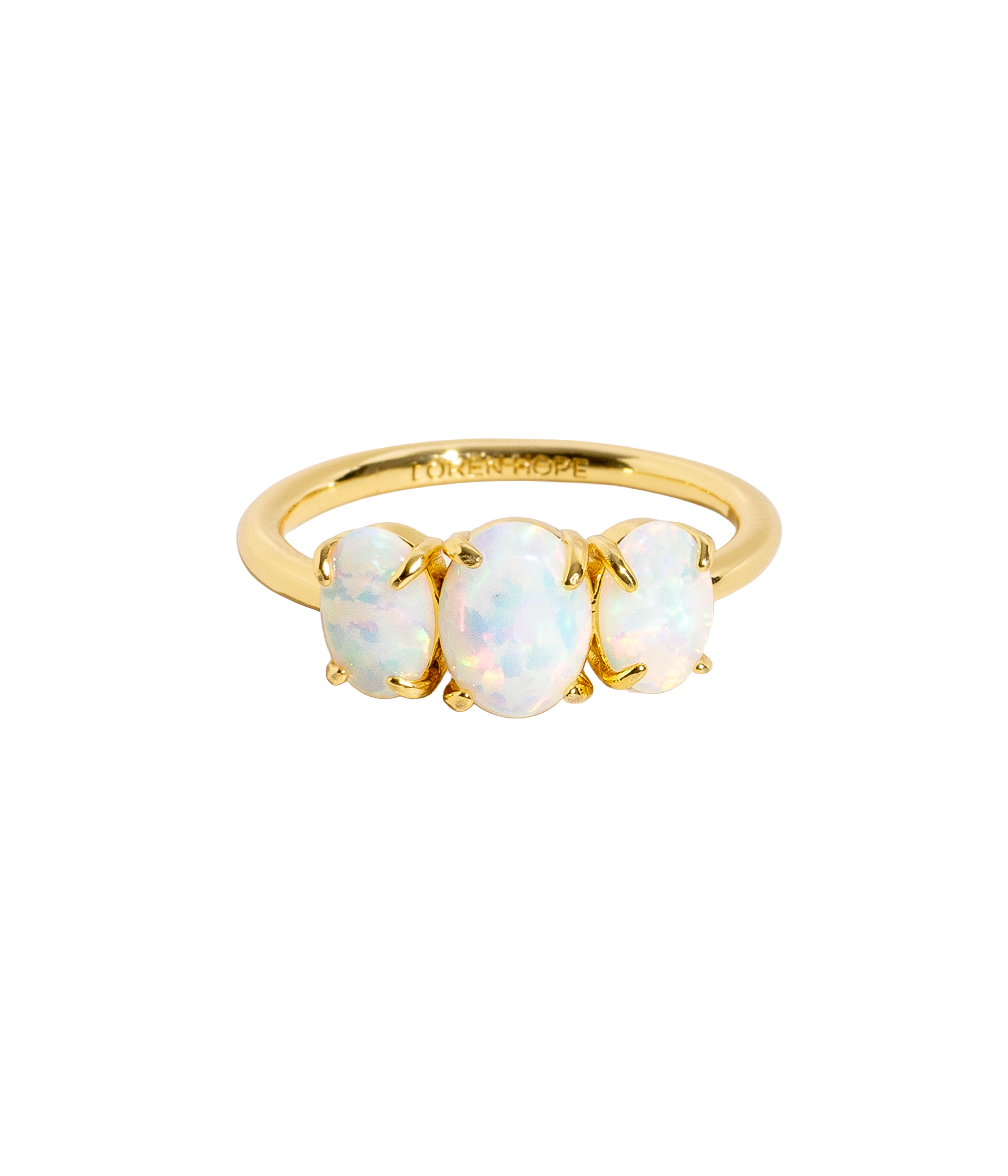 Nola Ring in White Opal - Loren Hope