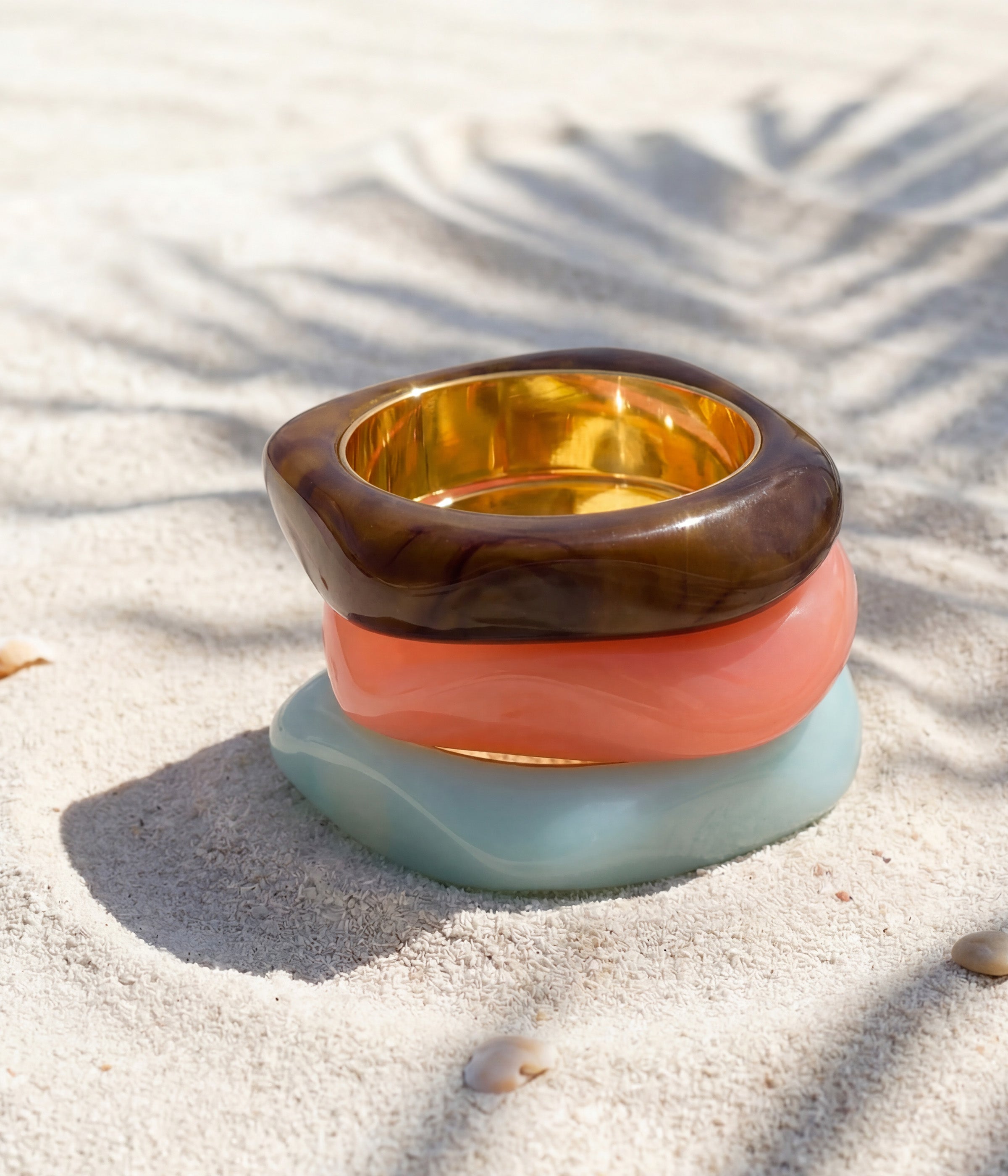 Paloma Bangle Bracelet in Mint - Loren Hope