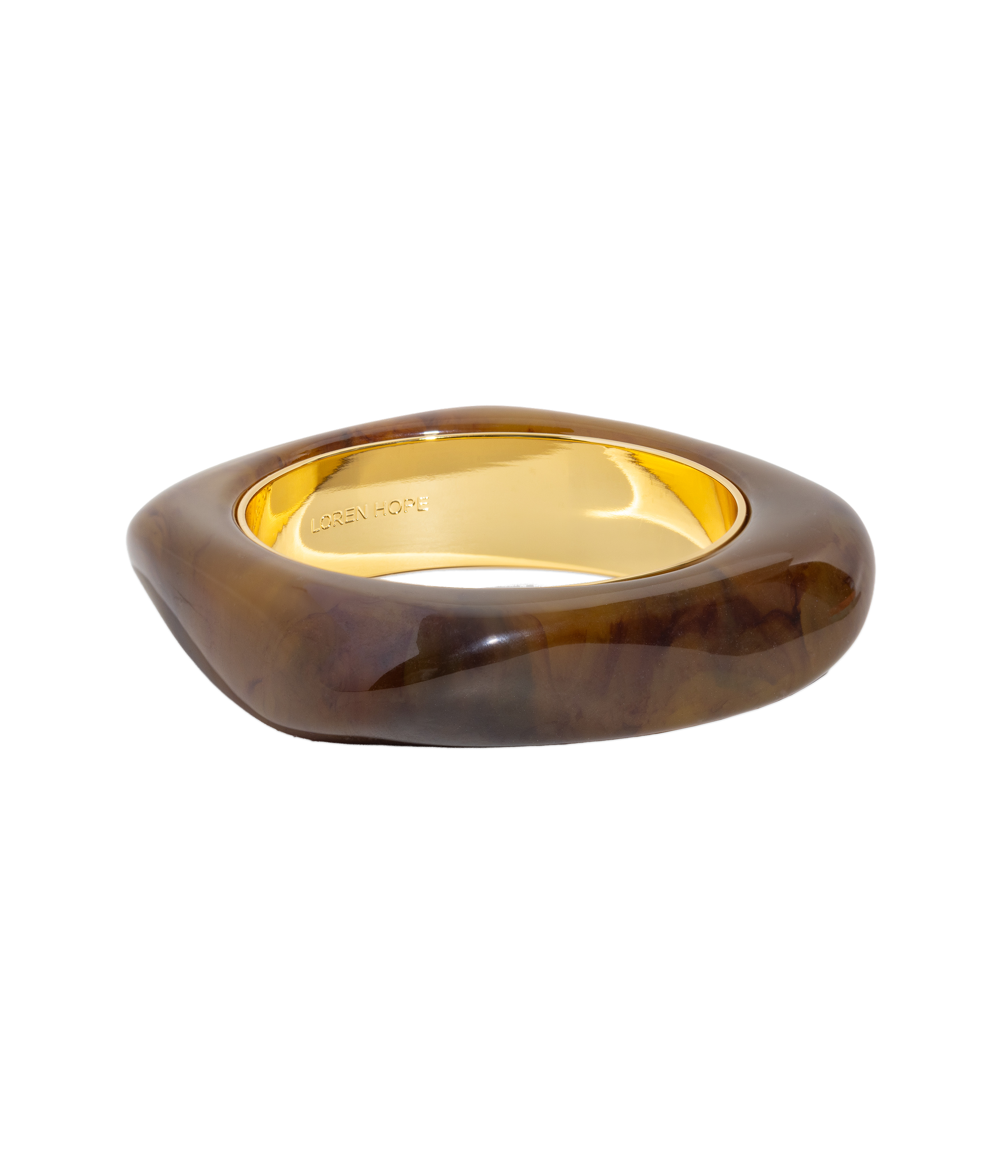 Paloma Bangle Bracelet in Tortoise - Loren Hope