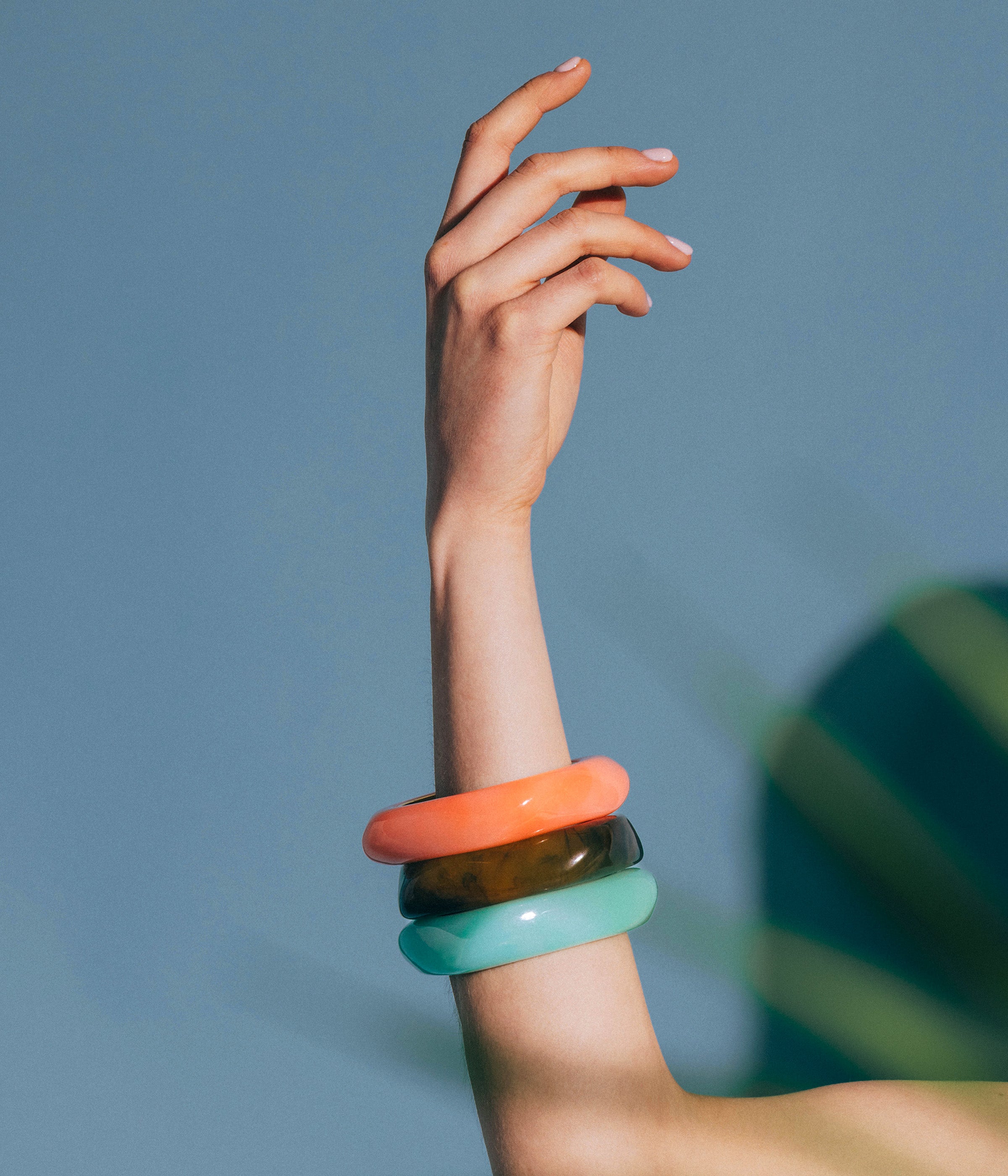 Paloma Bangle Bracelet in Mint - Loren Hope