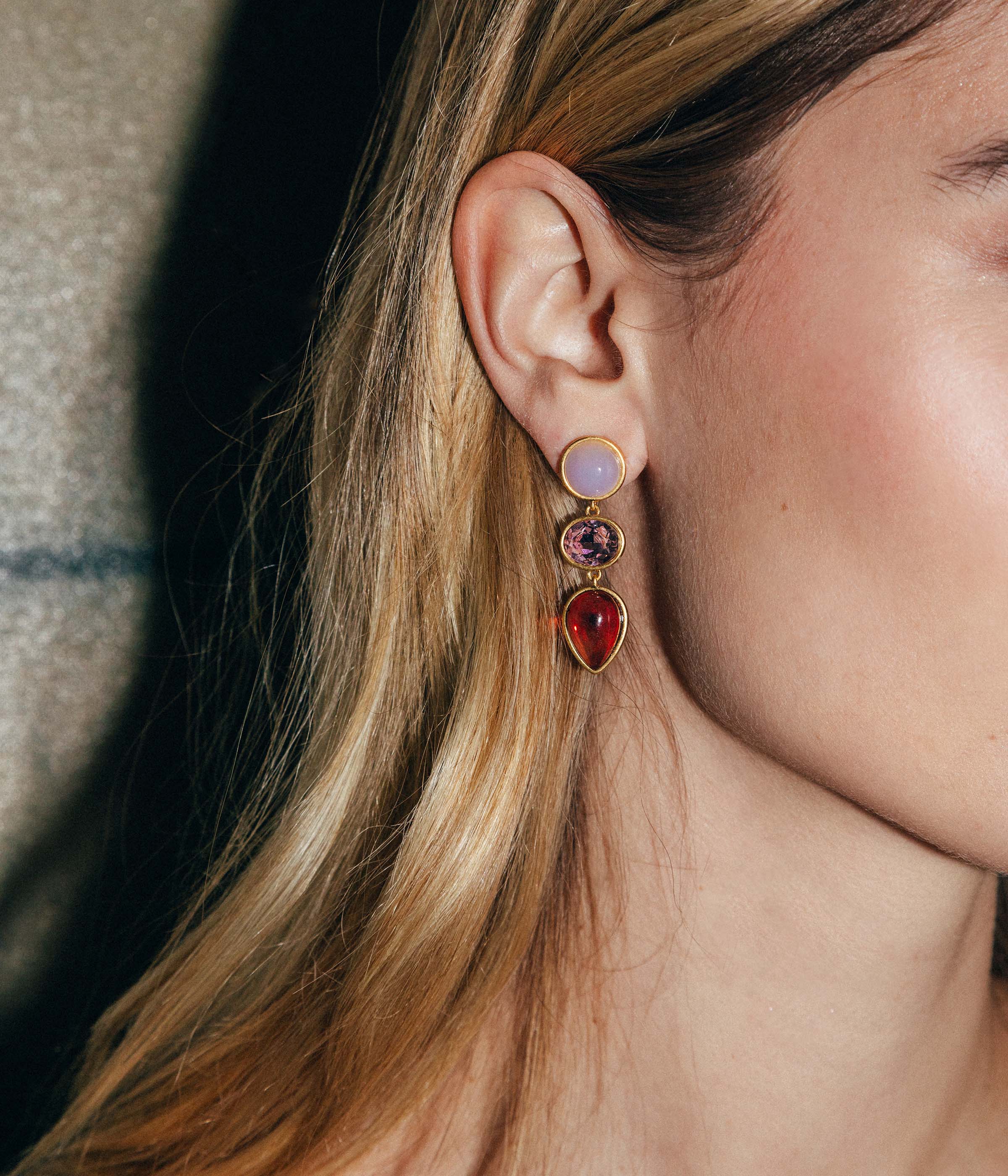 Tabitha Gem Drop Earrings