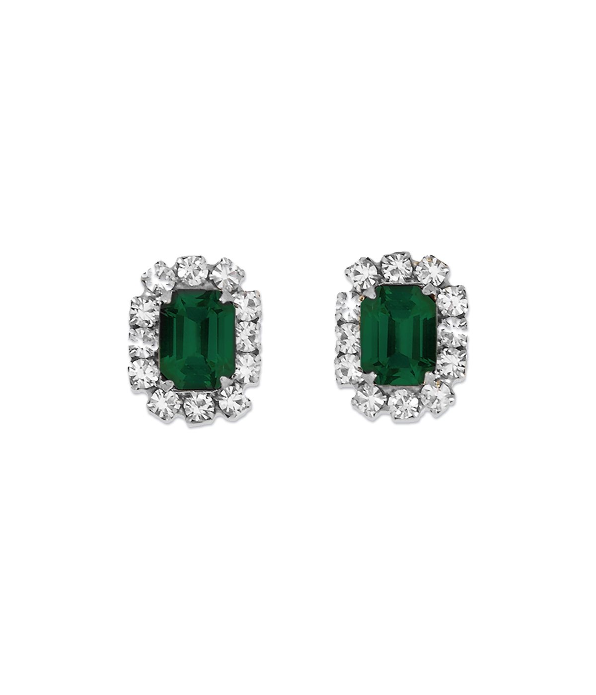 Tati Studs in Emerald