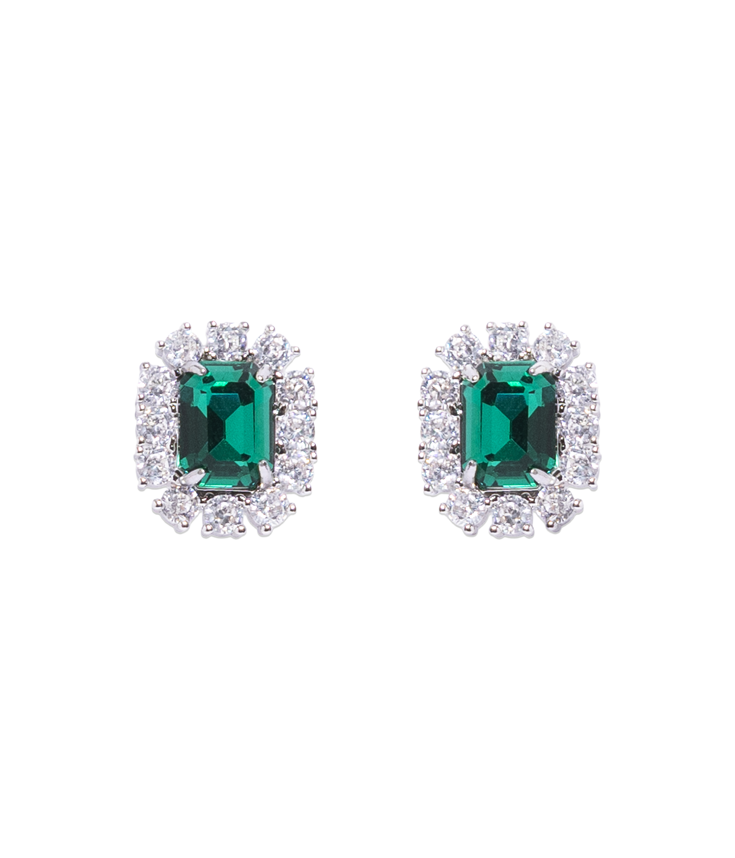 Tati Studs in Emerald