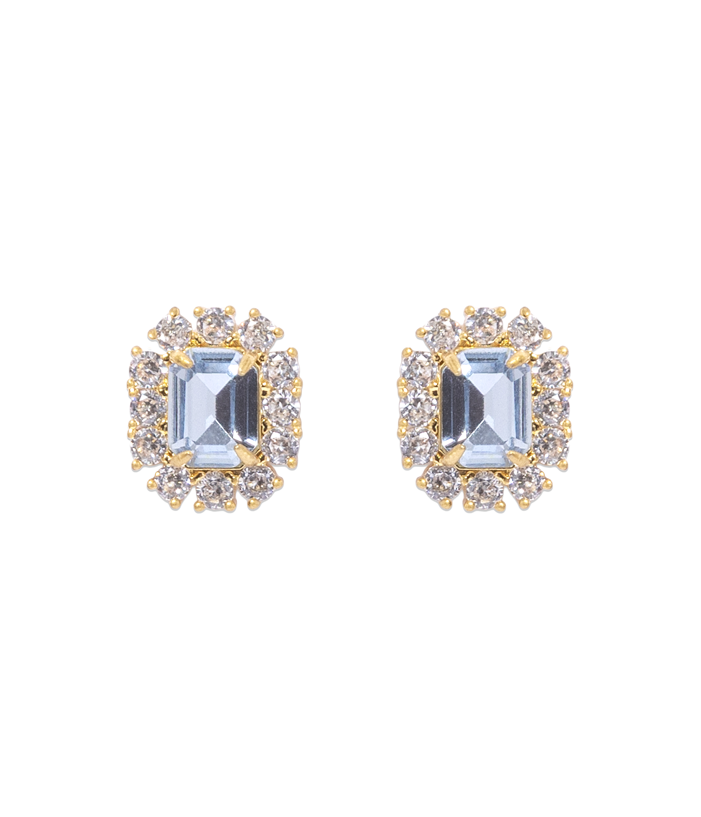 Tati Studs in Light Sapphire - Loren Hope