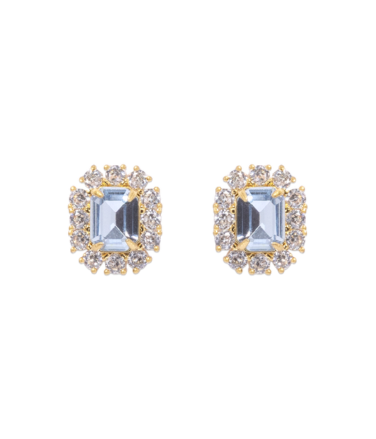 Tati Studs in Light Sapphire - Loren Hope