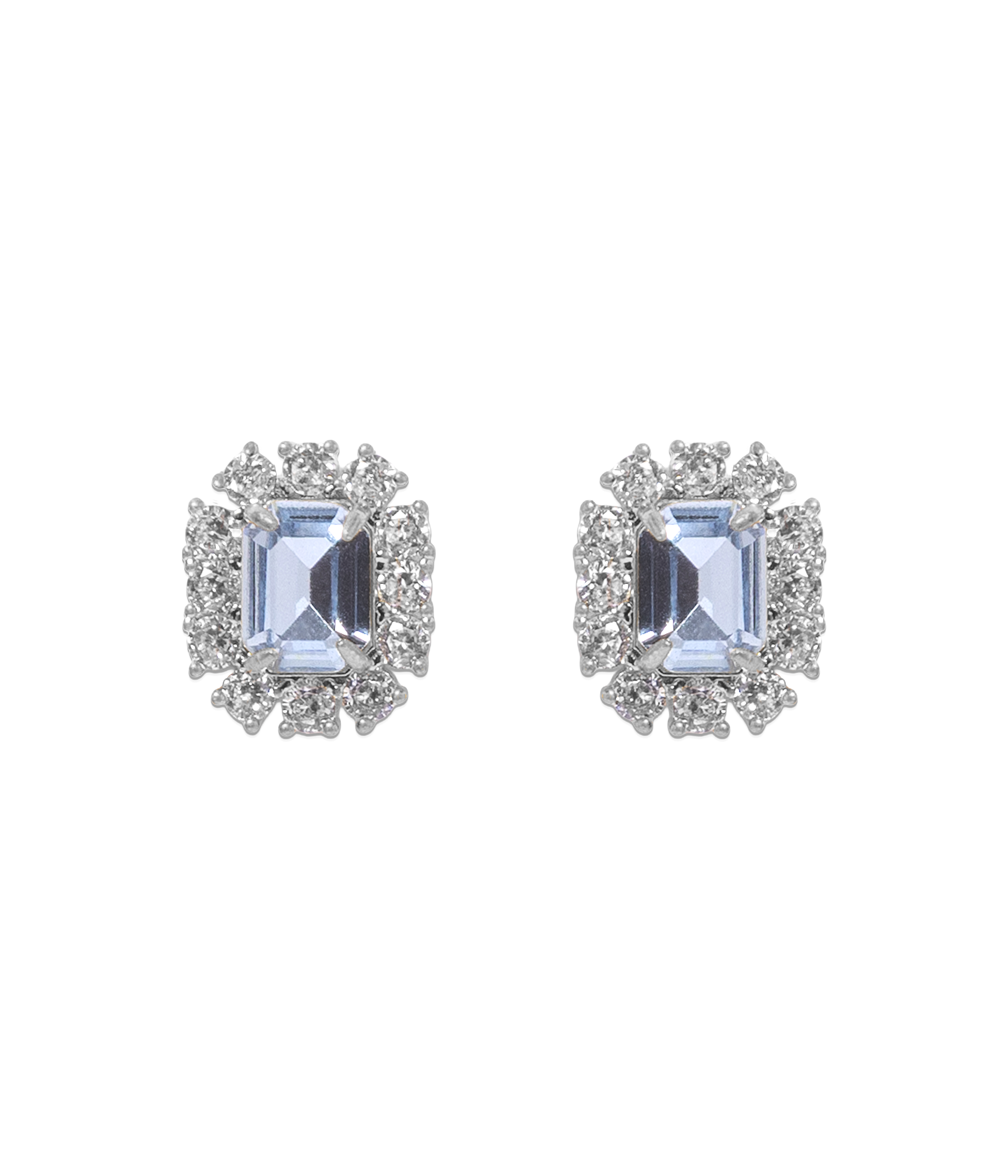 Tati Studs in Light Sapphire - Loren Hope