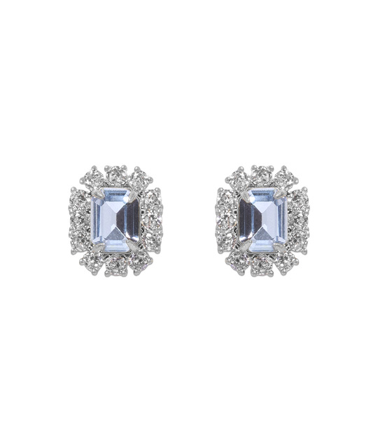 Tati Studs in Light Sapphire - Loren Hope