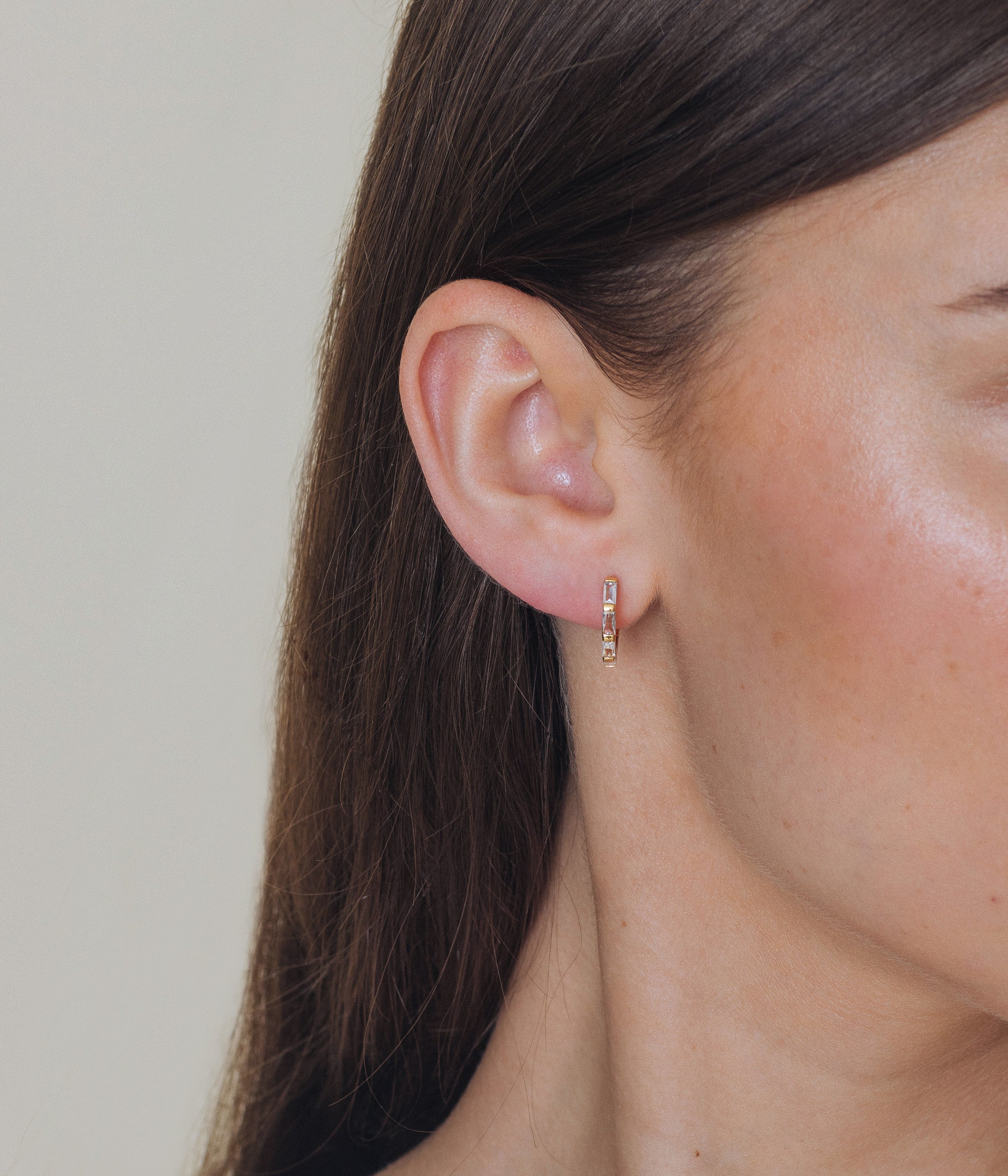 Thea Hoops in Crystal
