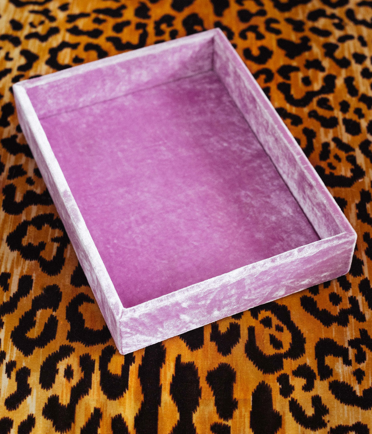Stackable Velvet Jewelry Tray Berry Pink - Main Image