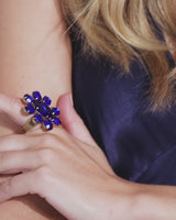 Indigo Cocktail Ring
