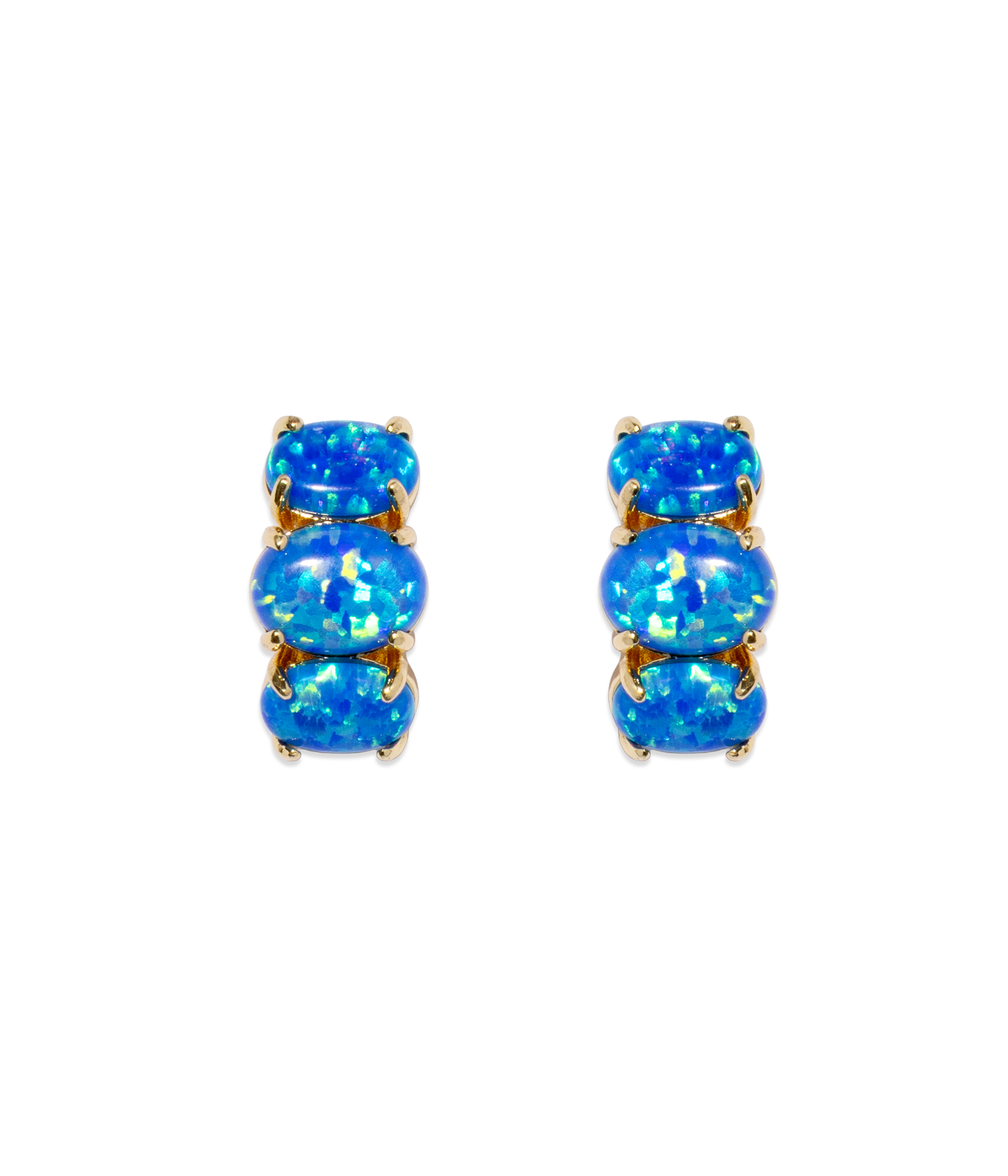 Nola Studs in Blue Opal - Loren Hope