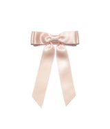 Loren Hope x Bardot Bow Gallery - Petite Silk Hair Bow in Blush