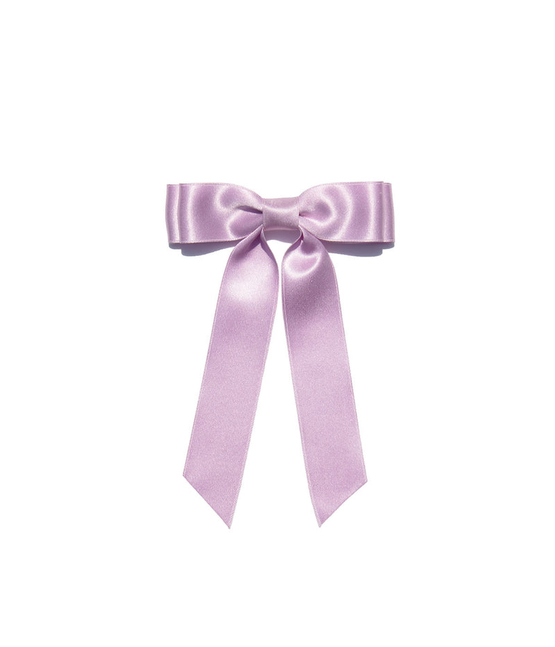 Loren Hope x Bardot Bow Gallery - Petite Silk Hair Bow in Lavender