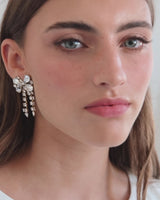 James Bow Earrings in Crystal