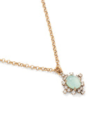 Adeline Necklace in Green