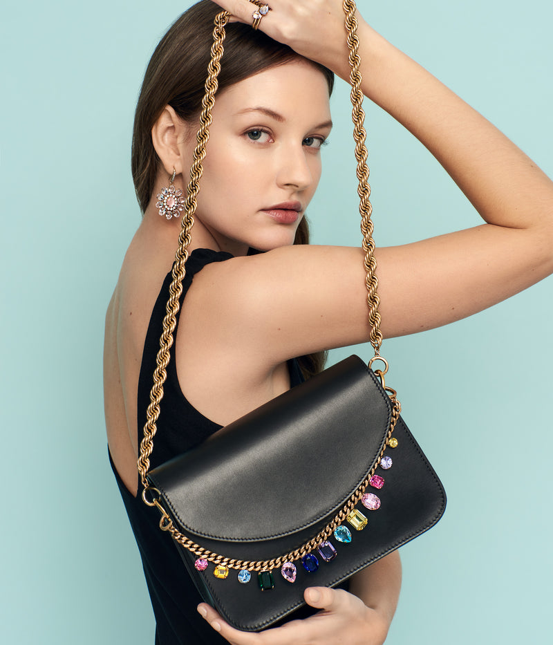 Loren leather shoulder bag outlet