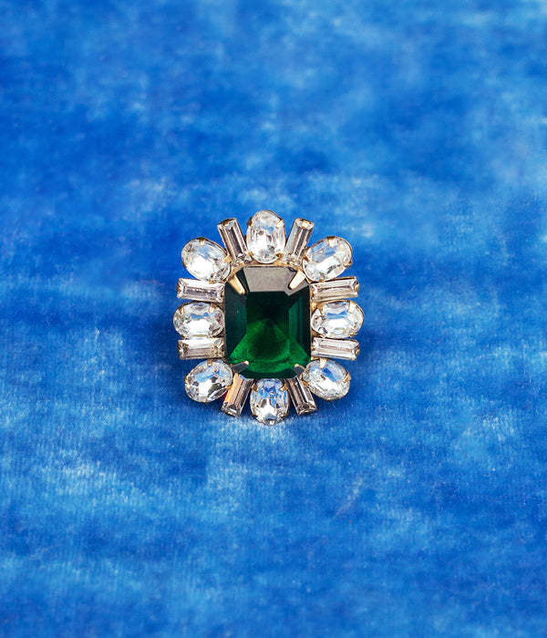 Emerald cocktail ring