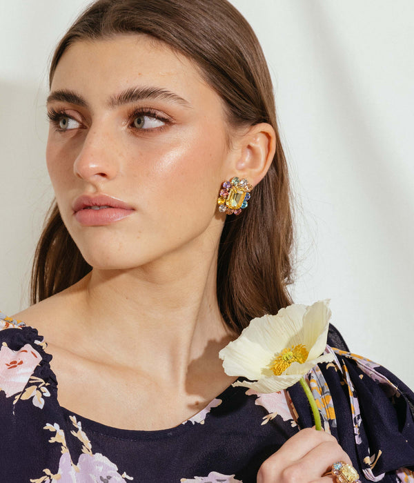 Gemma Studs in Pastel Multi