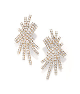 Madison Statement Earrings in Crystal