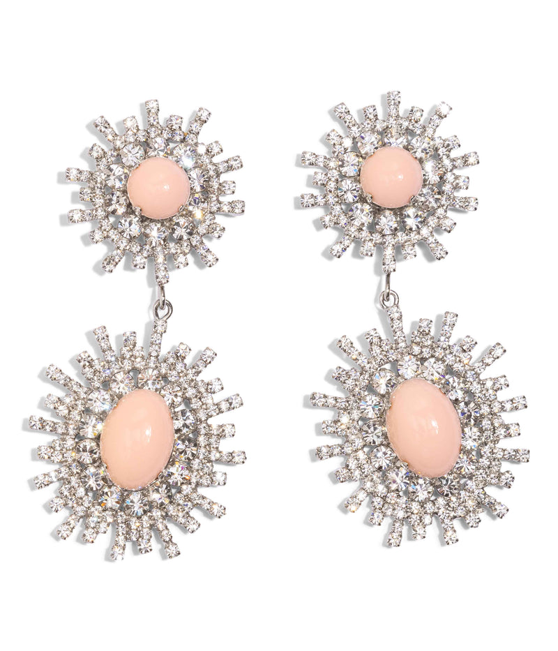 Stevie Statement Earrings in Blush