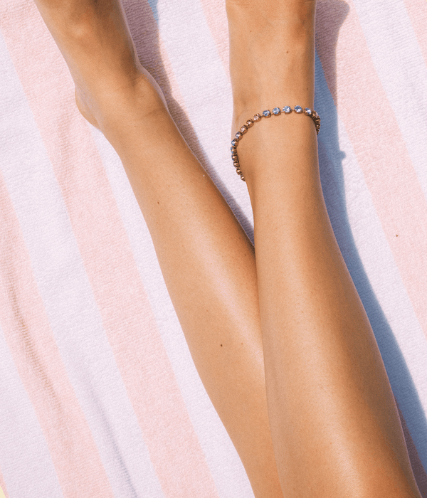 Milly Anklet in Cotton Candy Ombré