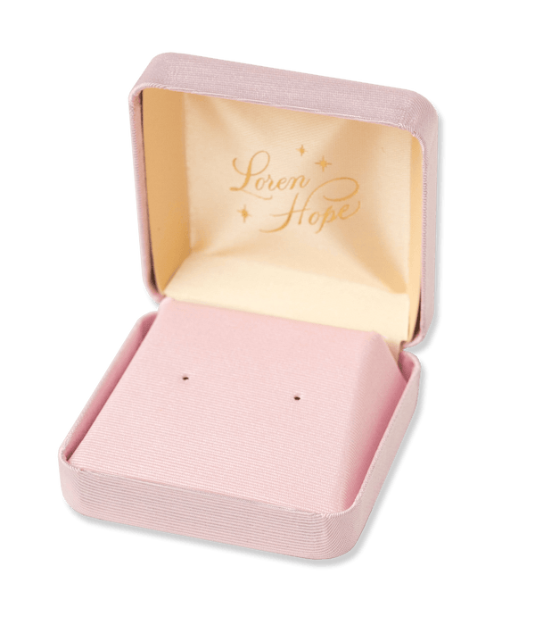 Small Vintage Style Pink Gift Box (For Studs)