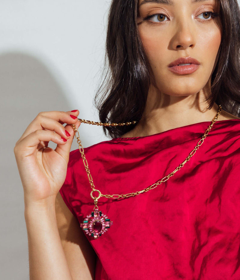 Rose Convertible Pendant/Brooch