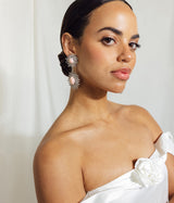 Stevie Statement Earrings in Blush