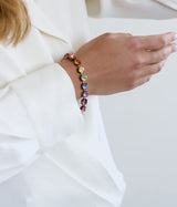 Arista Bracelet in Rainbow Ombré