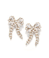James Bow Earrings in Crystal